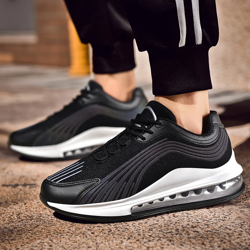 Кроссовки для тренировок кроссовки мужская Белая обувь скоростные трикотажные