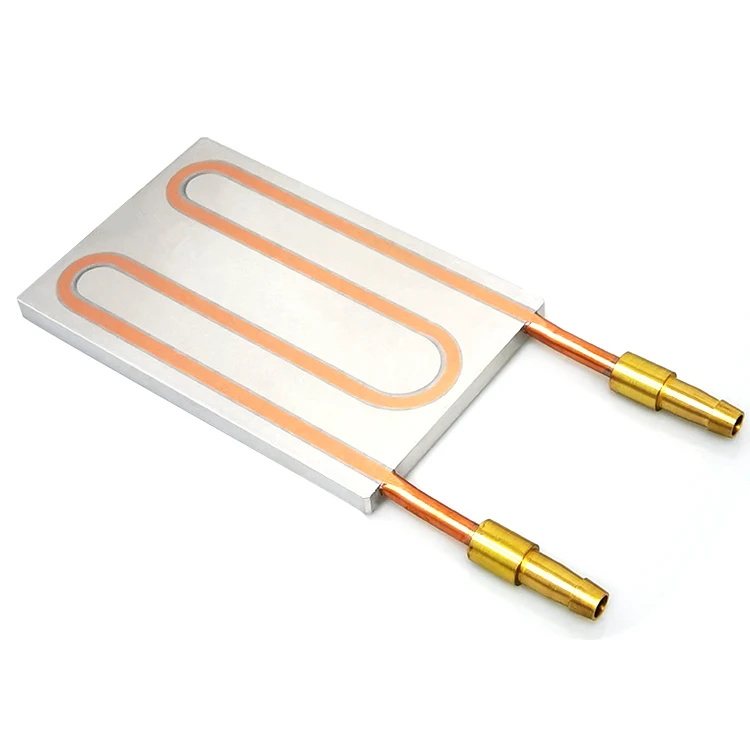 

Newest Custom Water-cooled Plate With Embedded Copper Pipe cold plate