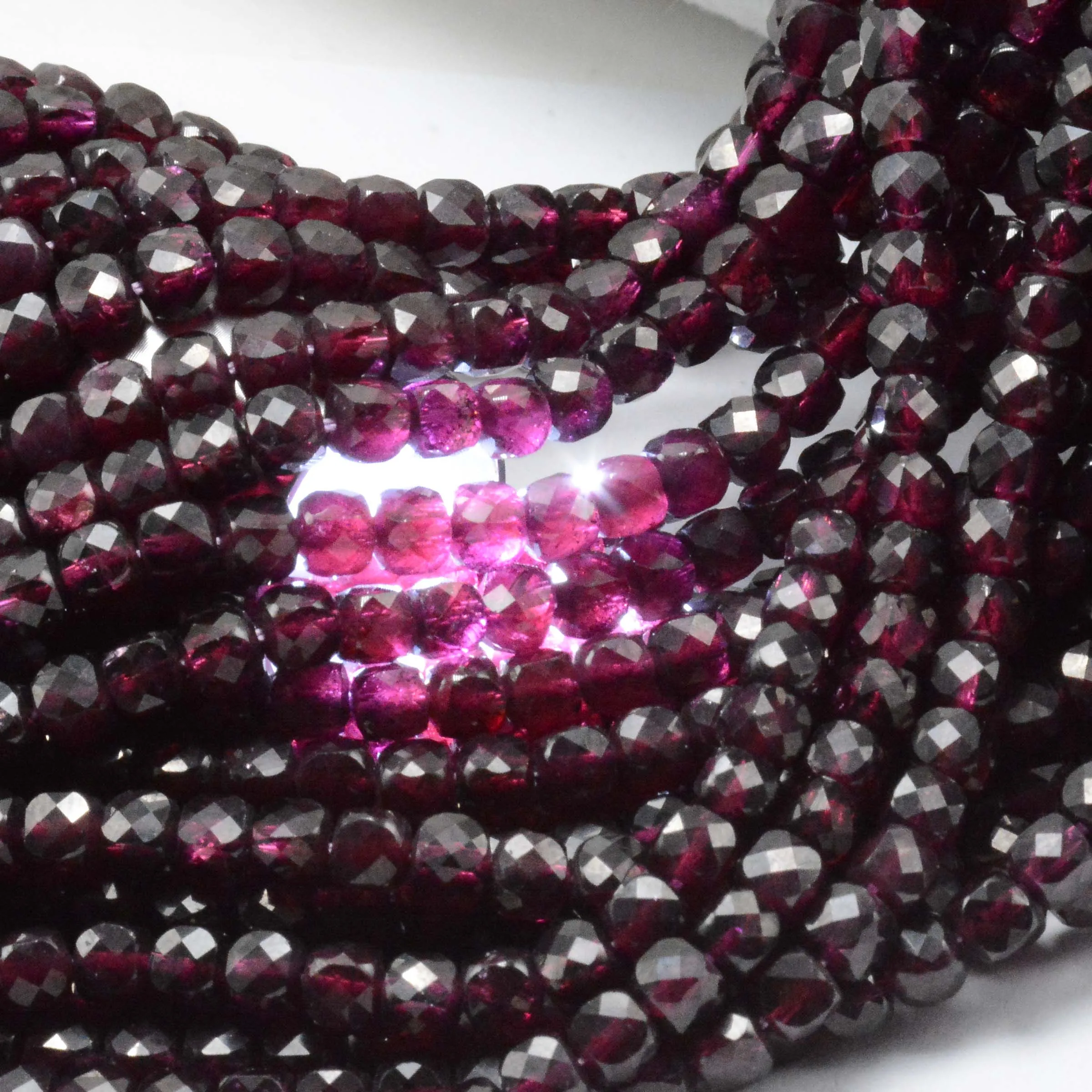 Натуральный гранат родолит Гранат Граненые Бусины 4 2 мм ~ 5 мм|Бусины| |