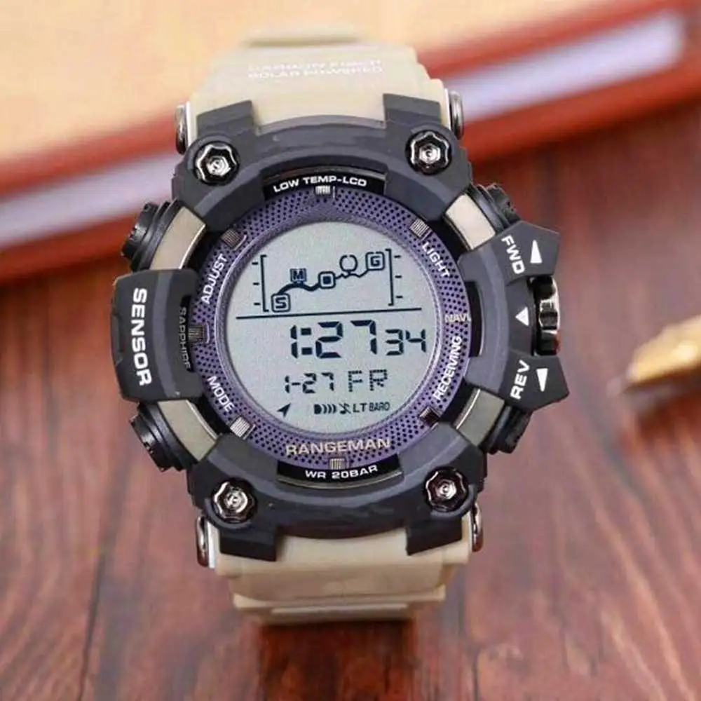 

Quartz Men's Watch DZ7333 Shock proof LED Multi-function Full Screen PU Watchband Accurate world time ordinary