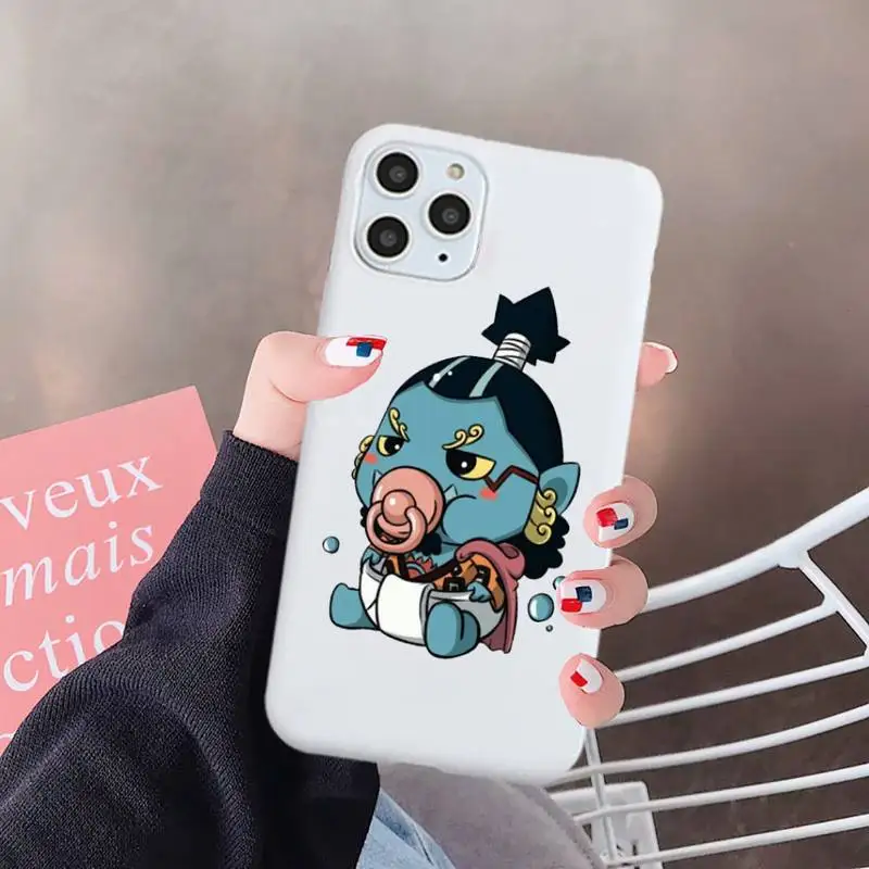 

Anime one piece cute funny Phone Case Candy Color for iPhone 6 7 8 11 12 s mini pro X XS XR MAX Plus