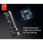 Красная USB3.0 линия, новинка, PCIe USB3.0 PCI-E, графическая карта, удлинитель, подключение 1X к 16X, адаптер для майнинга, карта PCIE, графический удлинитель