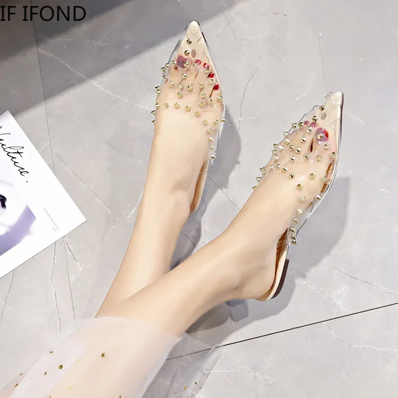 IF IFOND/Новинка 2020 года Женские шлепанцы Сезон лето Модная женская повседневная