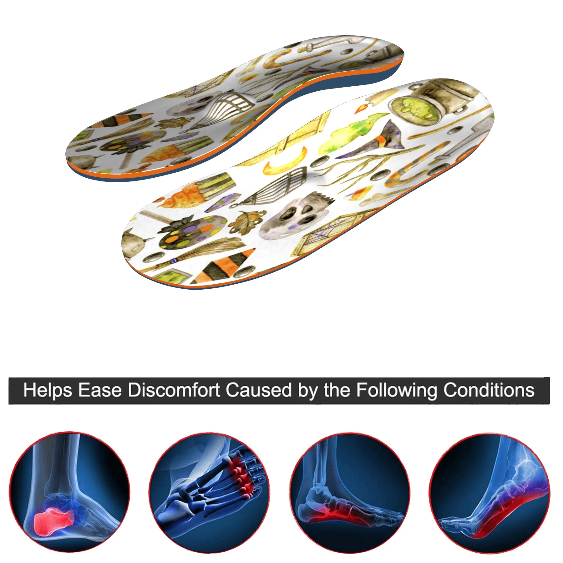 Ортопедический шаблон для плоскостопия Подошвенный Фасциит мужчин и женщин