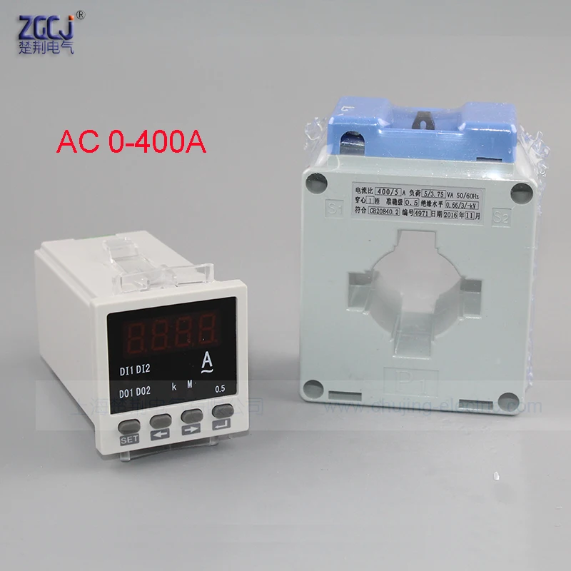 

Однофазный амперметр переменного тока 220 В, 0-а, умный светодиодный дисплей, измеритель переменного тока, 48*48*84 мм, Аналоговый амперметр