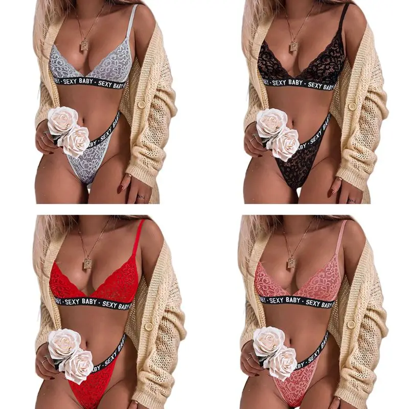 Женский сексуальный комплект нижнего белья из 2 предметов сексуальное