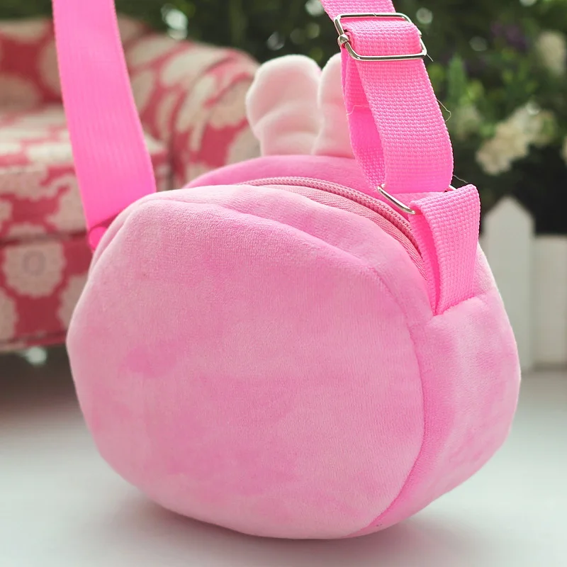 Плюшевые Мультяшные милые детские кошельки для монет Детский круглый кошелек