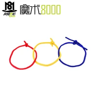 three color linking ropes magic trick red yellow blue props close up funny professional accessories