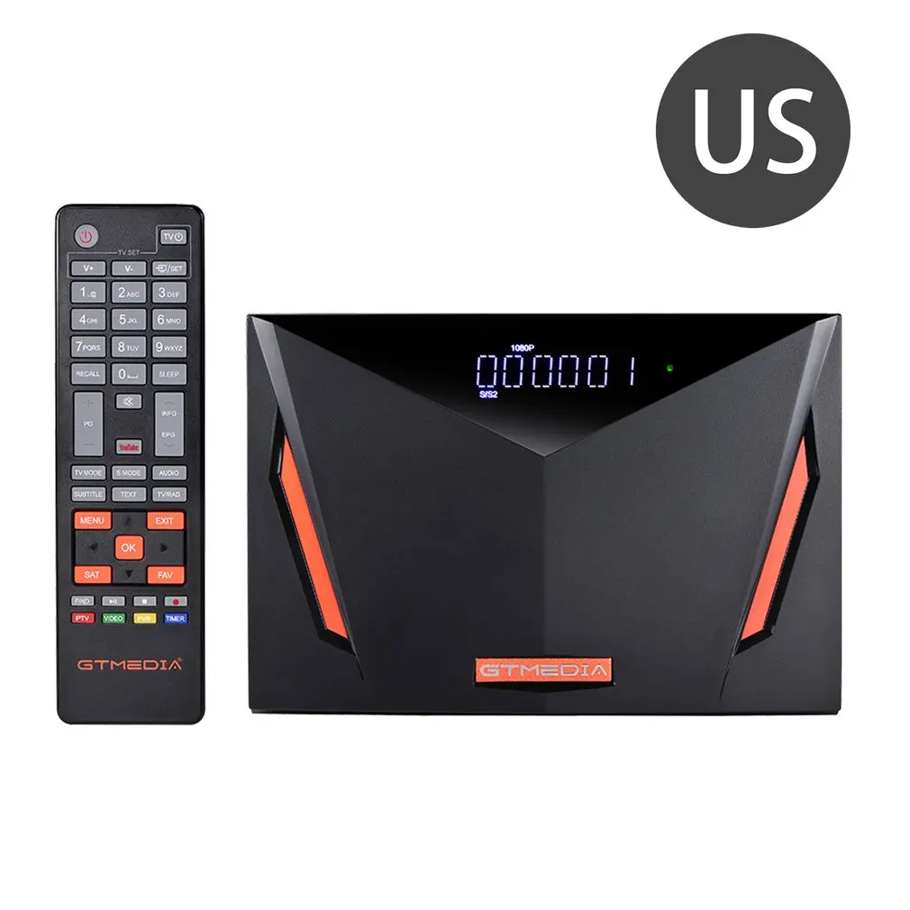 

Спутниковый ресивер GTMEDIA V8 UHD TV Combo DVB S2 T2 кабель H.265 4K сверхвысокой четкости Встроенный Wi-Fi