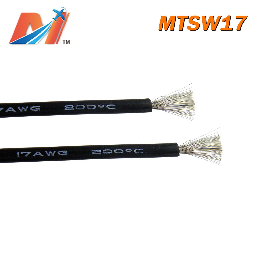 Распродажа силиконовых проводов Maytech AWG17 черного цвета (1 метр)|Силовая установка|