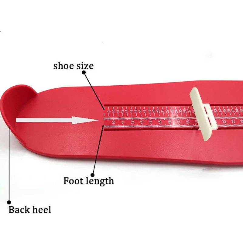 

Size Measuring Tool Infant Kids Shoe Fittings Gauge Baby Foot Ruler Kids Foot Length Measuring Device Feet Measure Shoes