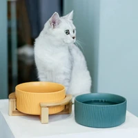 ceramic pet food water feeder cats small dogs pet bowl food container cat and dog feeding supplies cats small dogs cat dog bowl