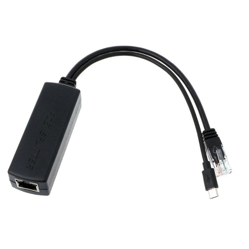 

Кабель Power Over Ethernet 48V To 5V 2.4A активный сплиттер POE Micro USB Plug Y