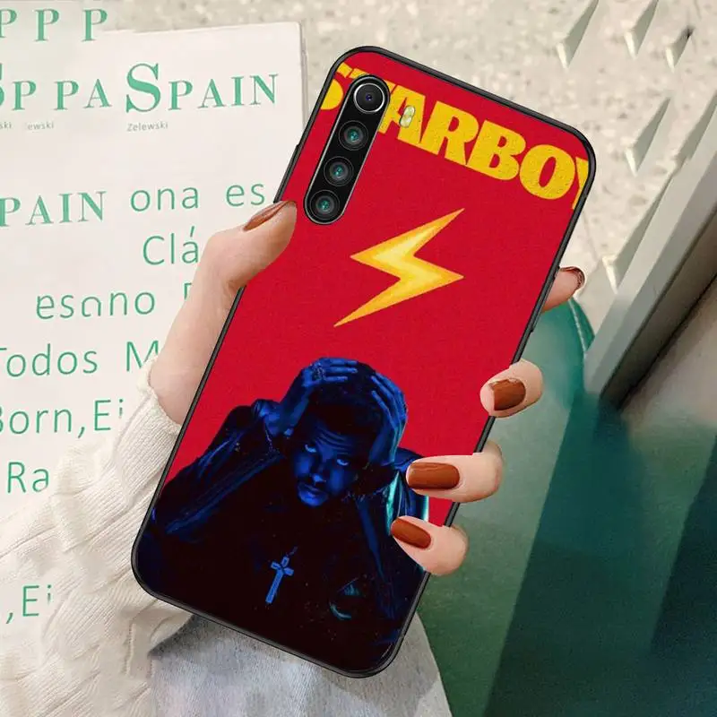 

The Weeknd XO Black TPU Phone Case For Redmi 7 8 9 A K20 30 Pro Note 8 9 Pro 9s