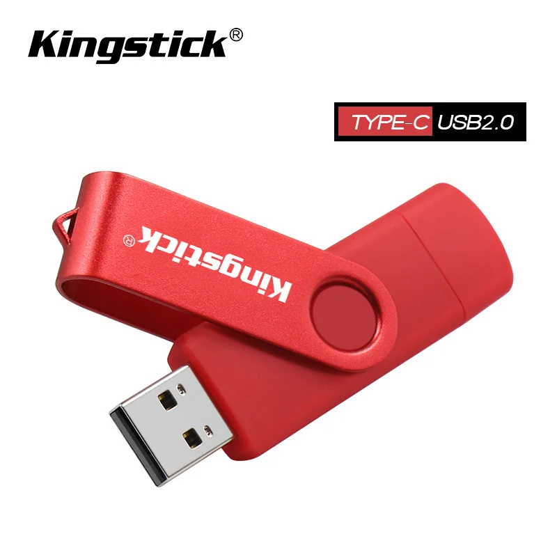 Высокоскоростные флеш-накопители USB 2,0 типа c, флешка, usb ключ, 64 ГБ, 32 ГБ, 16 ГБ, 128 ГБ, ручка-драйвер, персонализированный ключ USB 2,0, флеш-память - Цвет: red