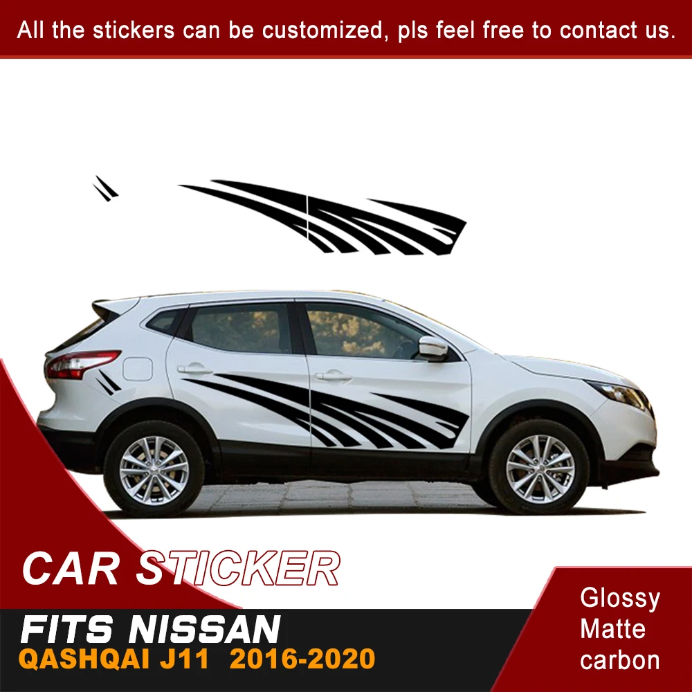 Автомобильные наклейки и для Nissan Qashqai J11 2016 2017 2018 2019 2020 автомобильные аксессуары