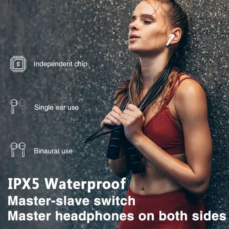 

New for Xiaomi Huawei Oppo X15 L12 TWS Bluetooth 5.1 Wireless Earphone LED Display Hifi Stereo Sports Headset with Microphone