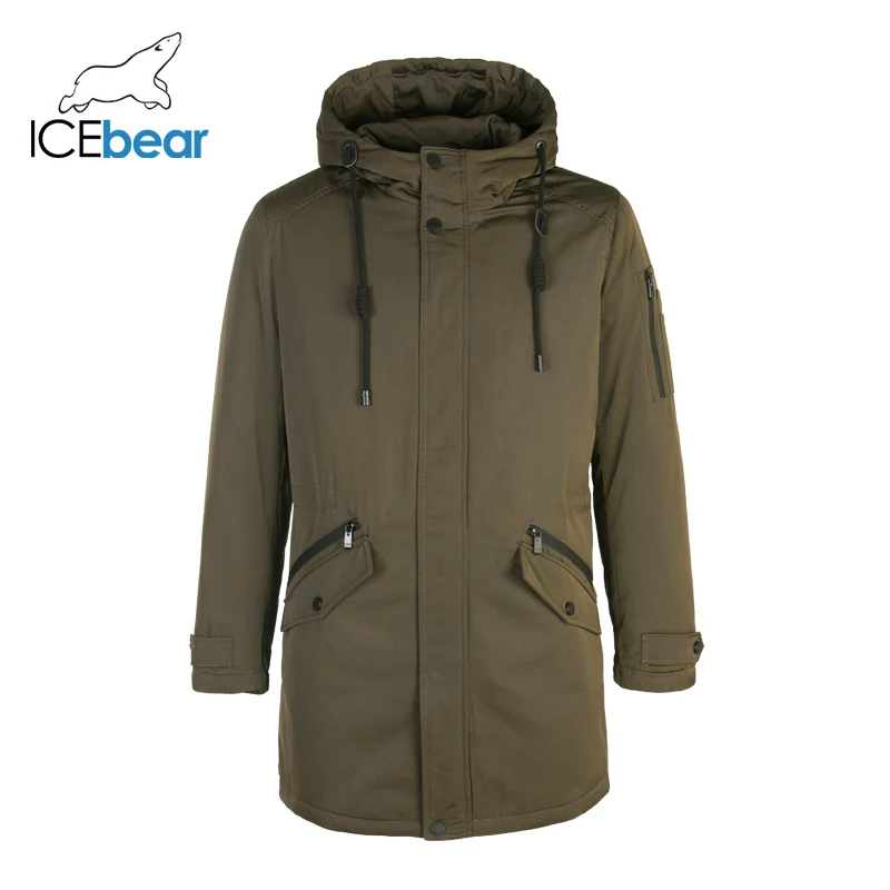 ICEbear новинка 2019 пуховик для мужчин зимняя Новинка длинная Мужская куртка высокое