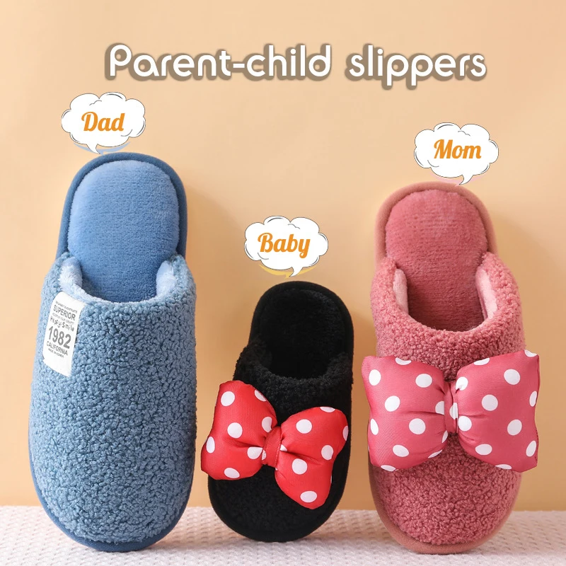 2020 Мини тапочки из хлопка Melissa зимняя обувь для родителей и детей девочек с Микки