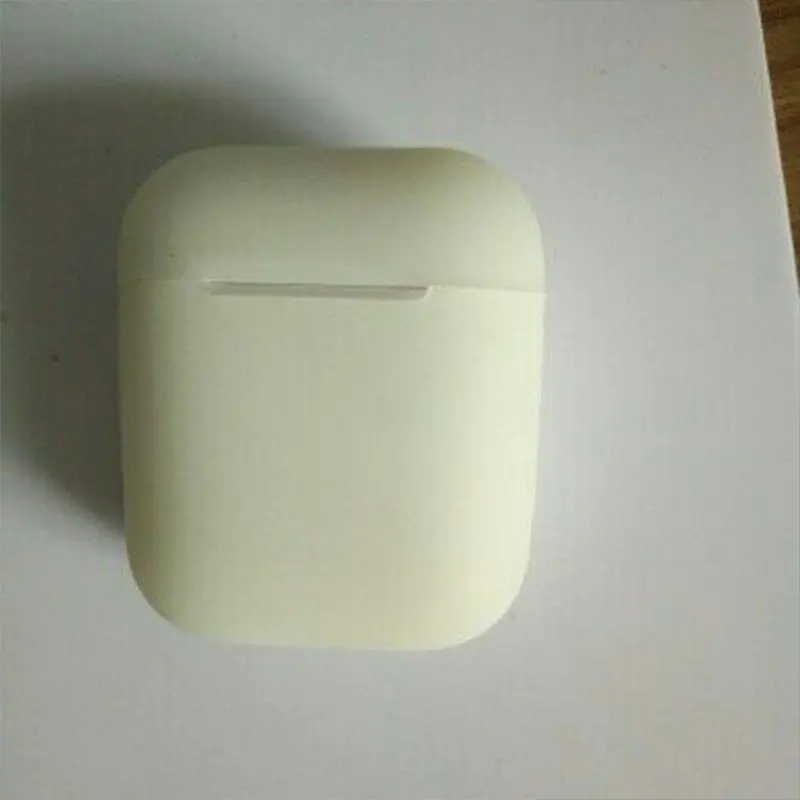 Светящийся силиконовый чехол для AirPods 1:1 Apple Air Pods Bluetooth Беспроводная коробка