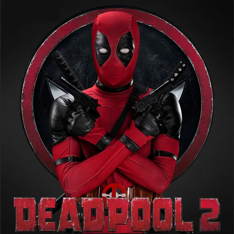 Дэдпул Косплей Костюм Уэйд Уинстон Уилсон боди Делюкс Полный комплект с маской