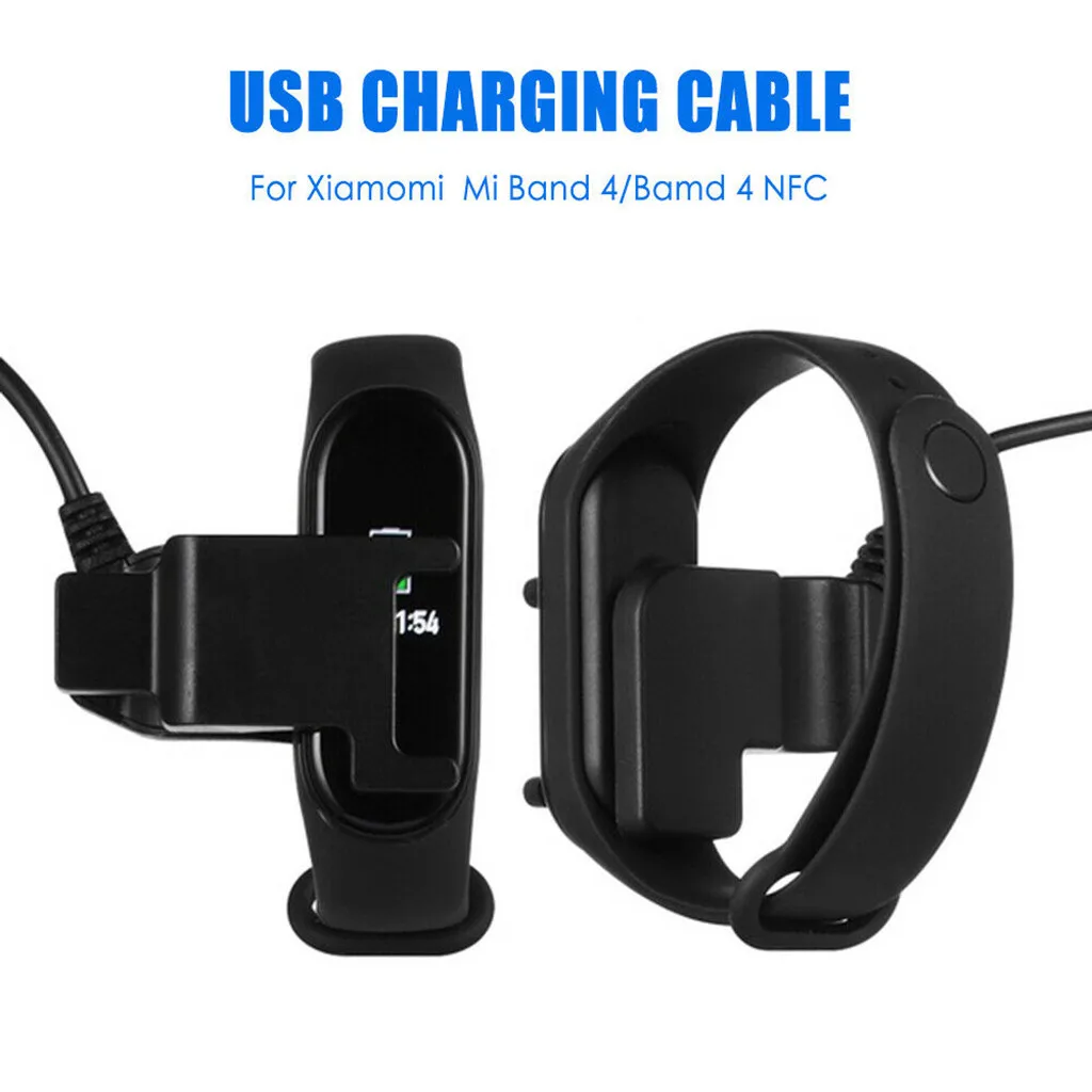 USB Кабель зарядного устройства для Xiaomi Mi Band 4/Band 4 NFC Бесплатный кабель зарядное устройство браслет ремешок фитнес-трекер# E30