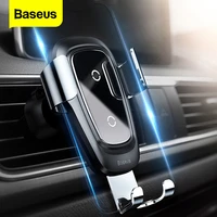 baseus qi wireless car charger for iphone 11 pro xs max x 10w fast car wireless charging holder for xiaomi mi 9 samsung s10 s9