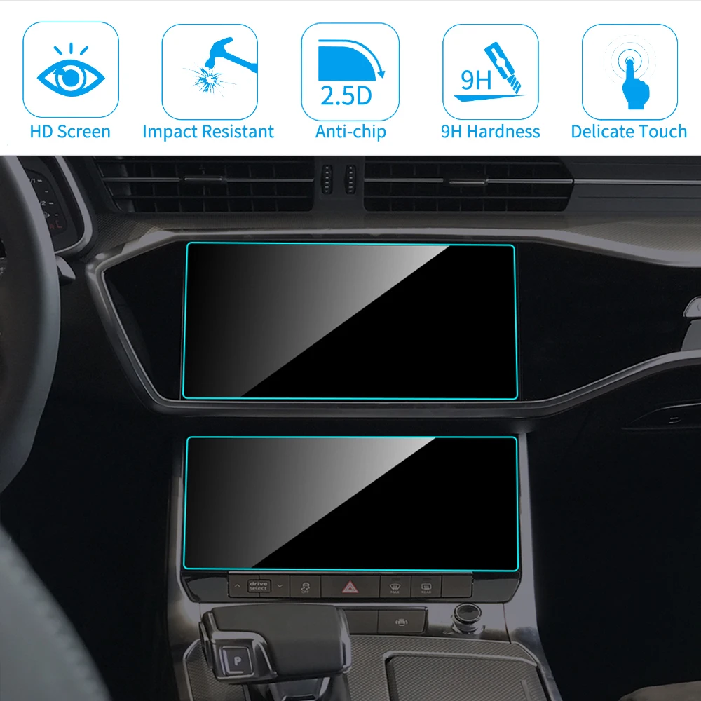 Автомобильная защита экрана GPS навигатора для Audi A6 A7 A8 C7 G8 D5 A4 A5 S5 Q3 Q5 B8 S4 B9 FY S6 S7 S8