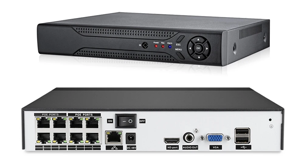 HCVAHDN 8CH 5MP POE NVR Xmeye CCTV система 4.0MP Крытый Открытый PoE IP камера IR ночного видения комплекты видеонаблюдения