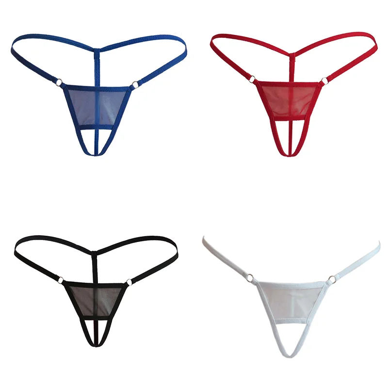 

Men's Fashion Low Rise Sexy Underwear buttocks Hollow thong Erotic Lingerie Underwear Crotchless Thong G-string Jockstrap Gay