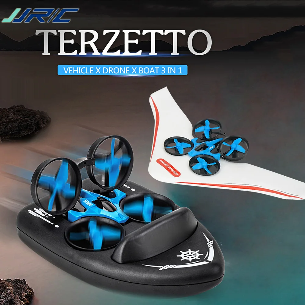 мини дрон jjrc h36s h36f h36 4 в 1 вертолет вод