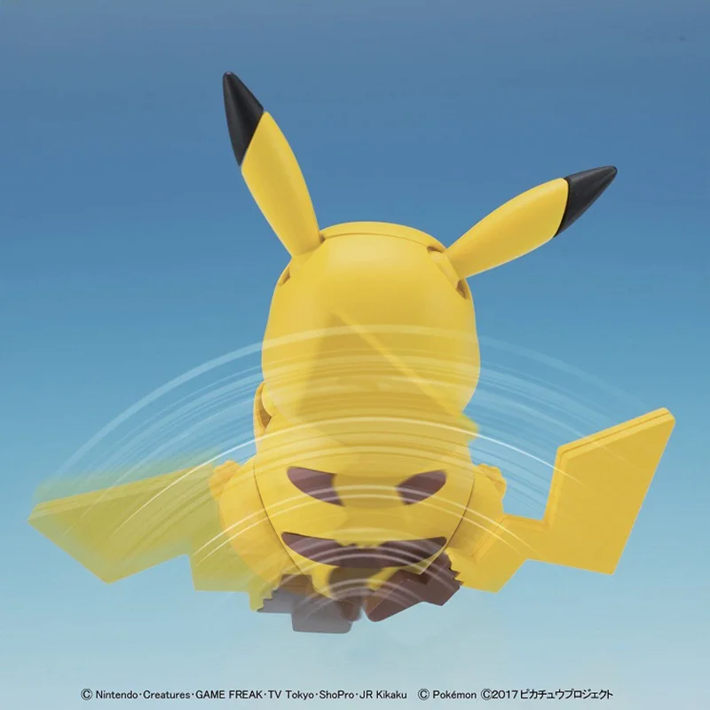 

Original Bandai 55782 Pikaqiu Assembly Action Figureals Brinquedos Model Dolls
