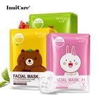 Маска для лица Bioaqua, 3 шт.компл., наборы масок растительный экстракт, мультяшный Увлажняющий анти-Акен, очищающая кожу лица, Женская корейская косметика