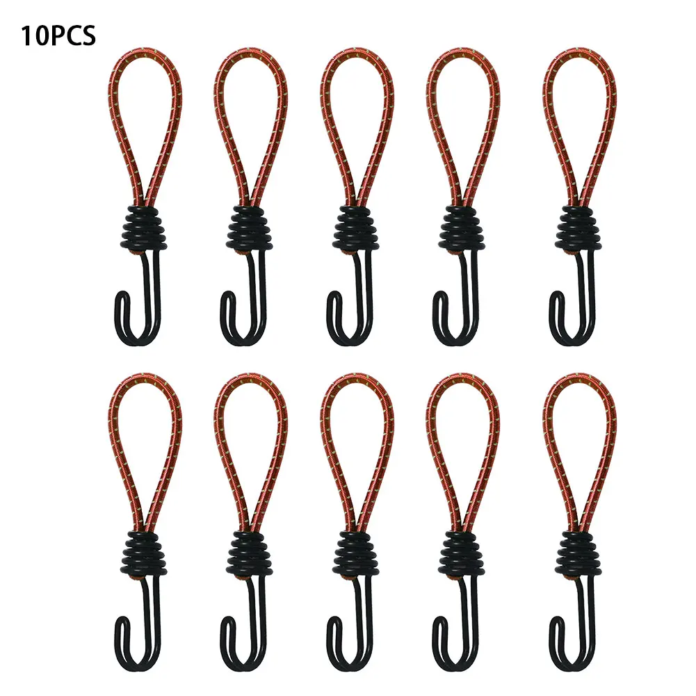 

10 шт. аксессуары для палатки, Пряжка для грузовиков, лодок, внешний ремень для крепления, эластичный шнур с крючком, спиральная обвязка прово...