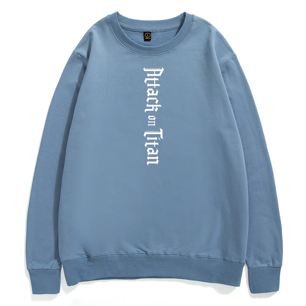 

Attack on Titan Sweatshirt Japan Anime Men Clothing Japanese Streetwear Cotton Crewneck Pullovers Casual Fashion Mens Hoodie