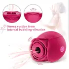 Женский умный вибратор с 7 уровнями всасывания Adorime, перезаряжаемый на присосках, для клитора, стимулятор сосков, секс-игрушка для женщин