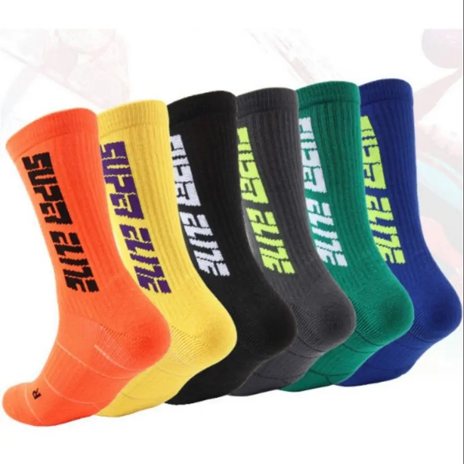 

Breathable Sports Socks Men Sweat-Absorbent Outdoor Cycling Running Compression Socks Fashion Fast-drying Casual Basketball Sock