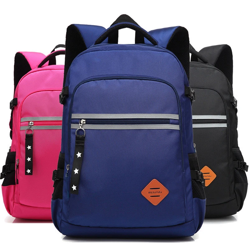 Черный рюкзак школьный детский для подростков мальчиков и девочек большой