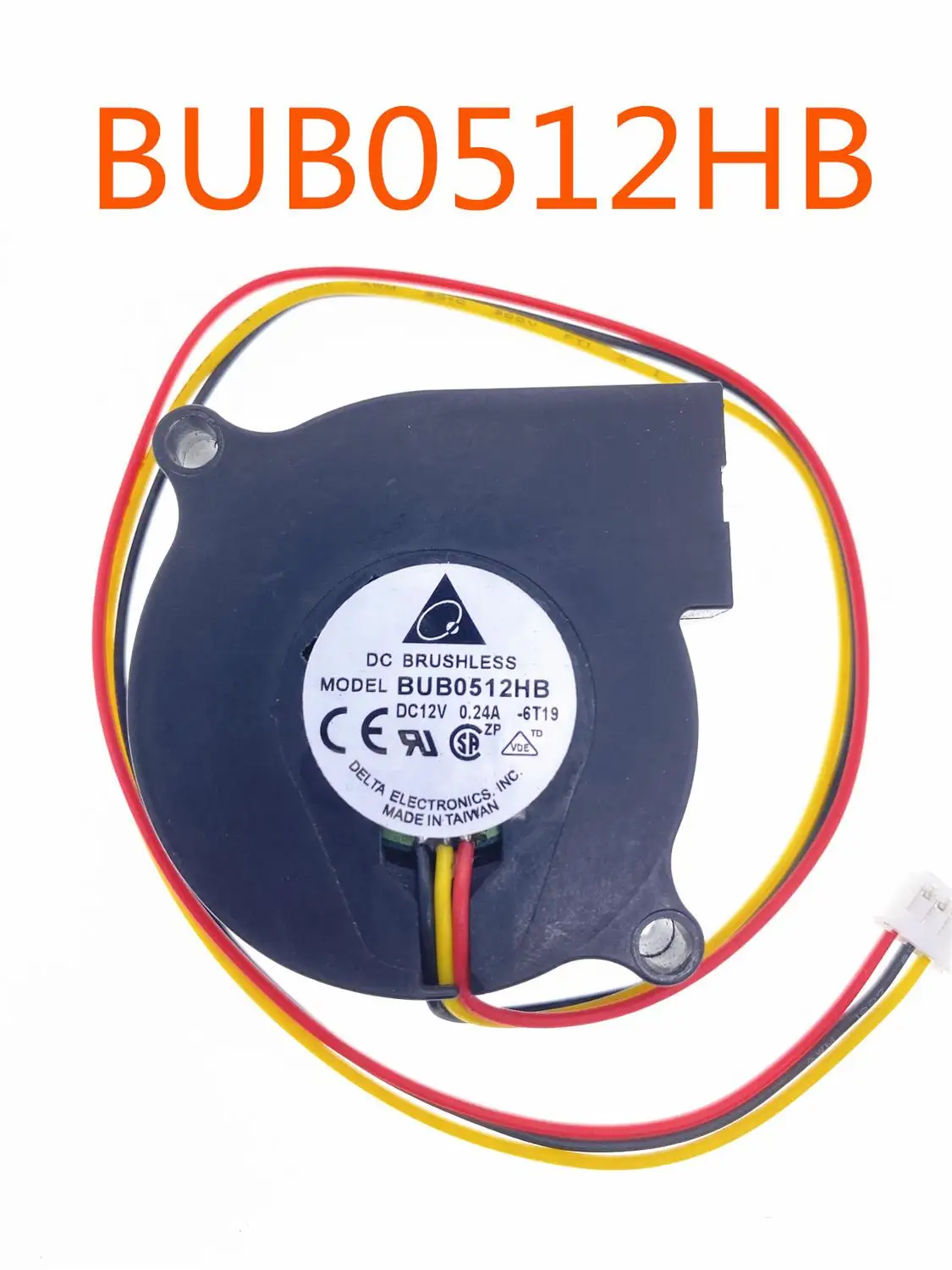 Для Delta Electronics BUB0512HB 6T19 Сервер охлаждающий вентилятор DC 12V 0.24A 50x50x15 мм 3
