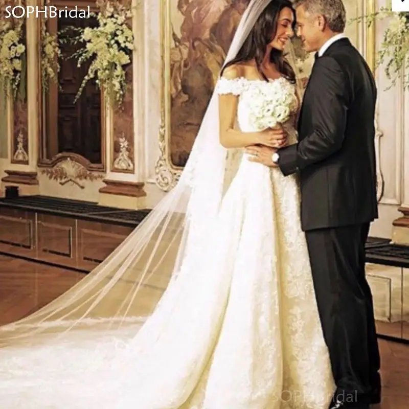 

Muslim Off The Shoulder Appliques Wedding Dresses 2021 Gorgeous Lace Ball Gown Sweetheart Lace Up Bride Wedding Gowns