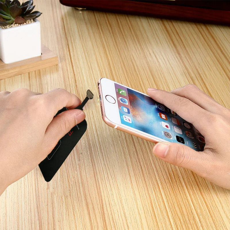 Быстрое беспроводное зарядное устройство приемник для iPhone 7 6 Plus 6s 5 Micro usb type C беспроводной зарядный адаптер Разъем для samsung Xiaomi
