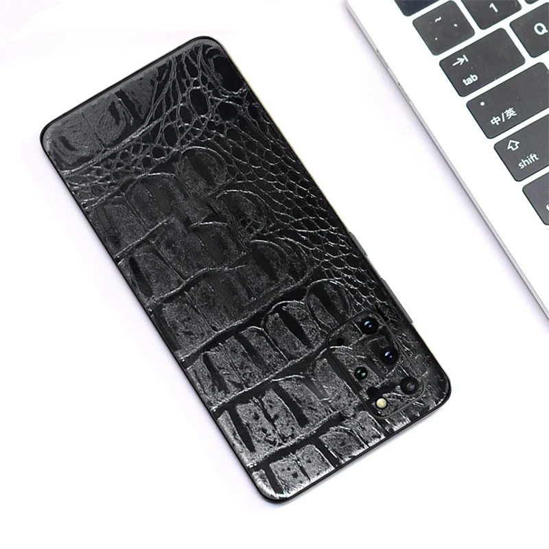 Крокодиловая зернистая Майя Алмазная пленка для телефона Наклейка SAMSUNG S10 + S9 Note 10