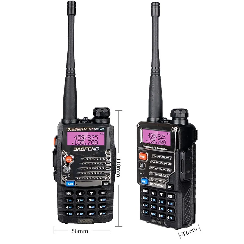 UV-5RA Updated of BAOFENG UV-5R Walkie Talkie 10KM VHF UHF Radio Amateur Long Range Transceiver Ham CB Transmitter Scanner | Мобильные