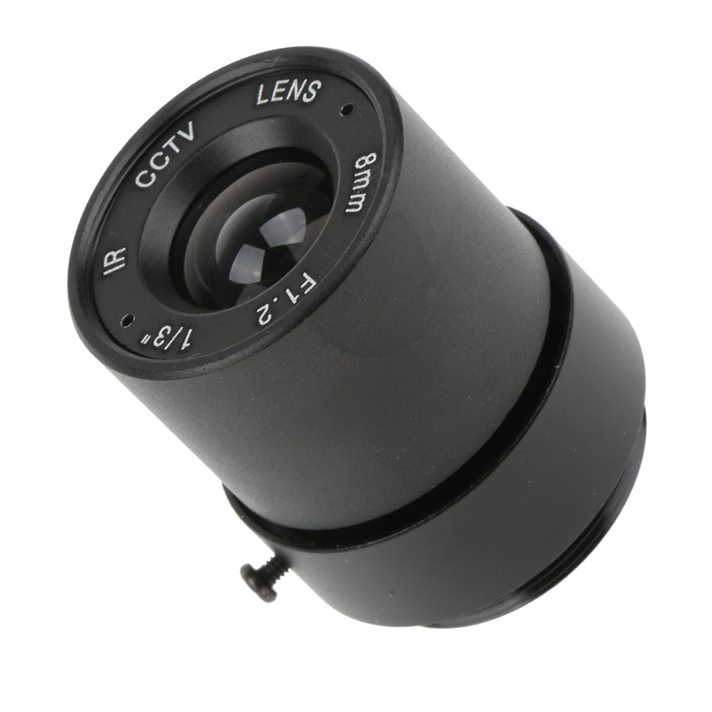 1/3 дюйма CCTV камера наблюдения Prime Объектив CS крепление с ИК 8 мм 1MP F1.2 CCD|Адаптеры