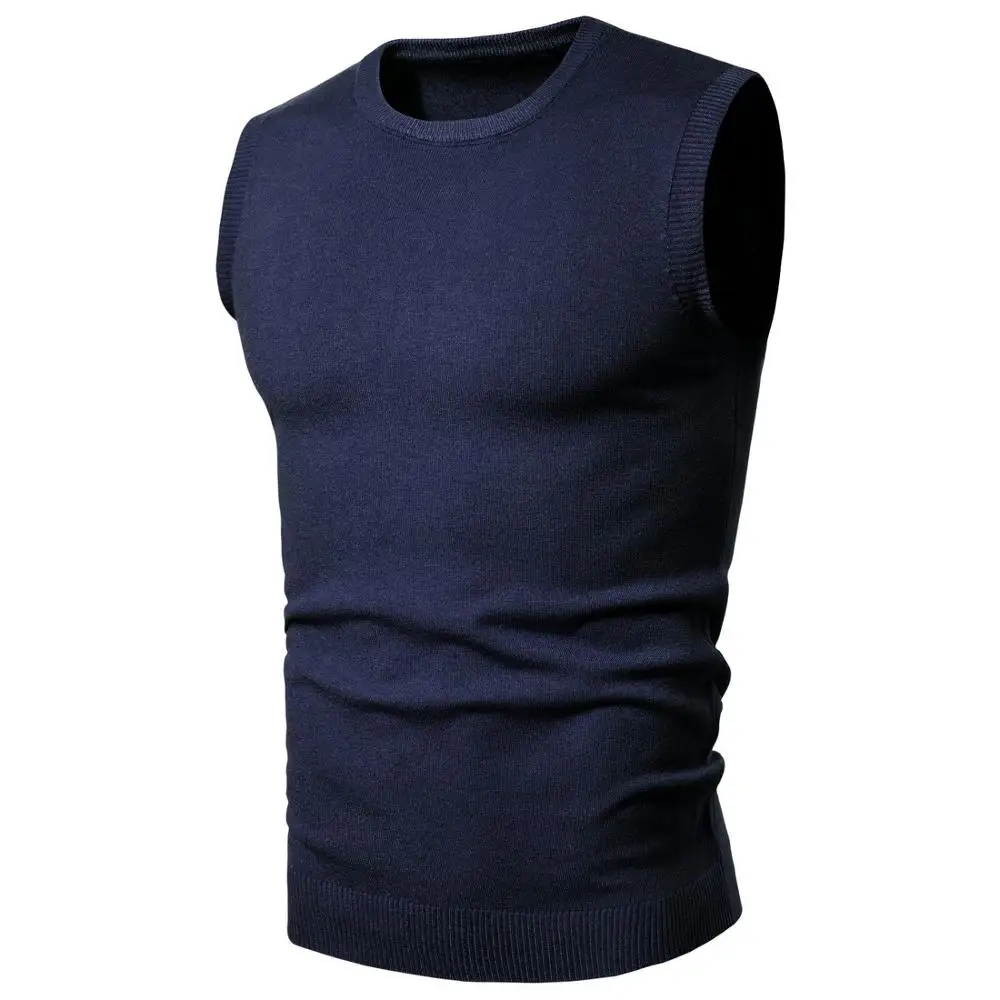 

Male Sweaters Solid Color Warm Knitted Men Pullover Sweater Clothing