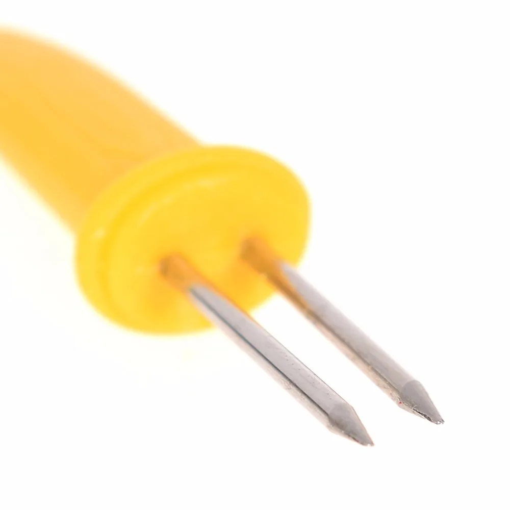 3/4 шт. Двойной зубчатый шампуры для барбекю вилка держатель фруктов кукурузы