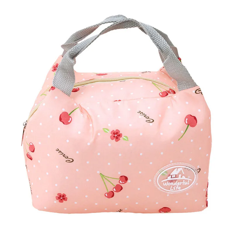 Досуг Портативный Термальность утепленная Сумочка для обедов хранения Женская