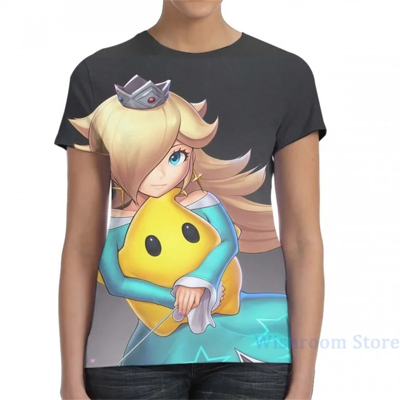 Футболка Rosalina (Ultimate) для мужчин и женщин модная рубашка с принтом по всей длине