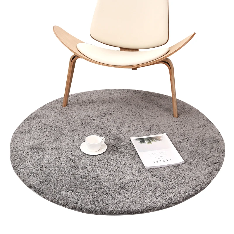 

Thickened circular carpet bedroom living room tea table swivel chair floor mat study hanging basket bedside blanket