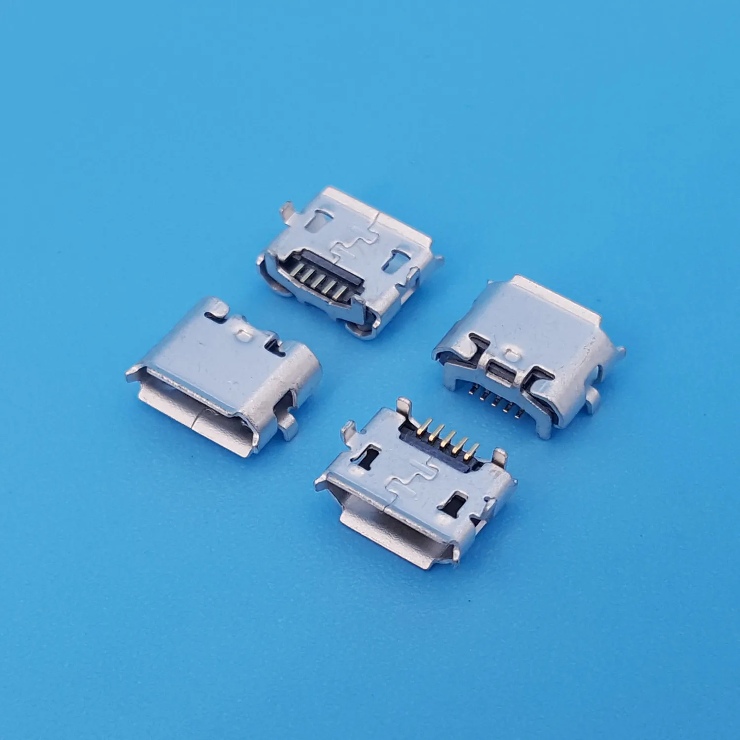 20 шт потребительских упаковок для микро Тип USB B 5Pin женские рога обратный разъем SMT